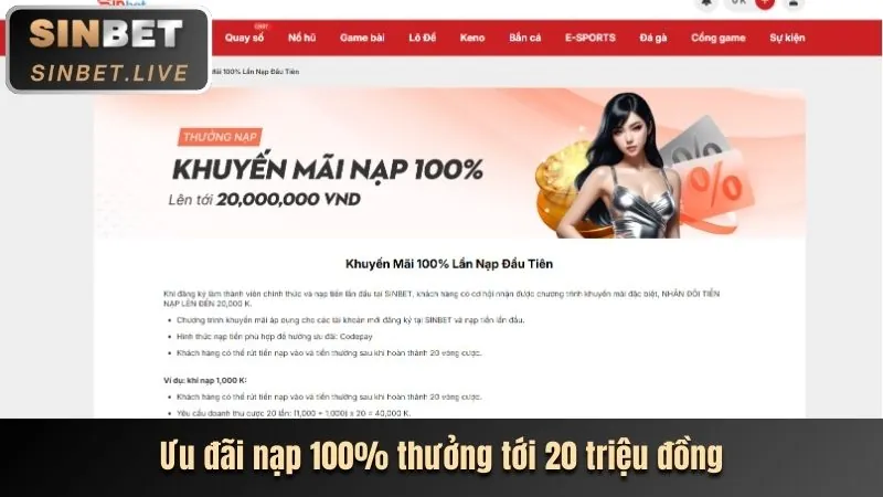 Khuyến mãi hoàn trả hàng ngày 0007 vin